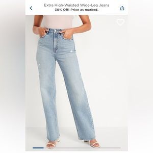 Old Navy - Sky Hi Wide Leg Jeans